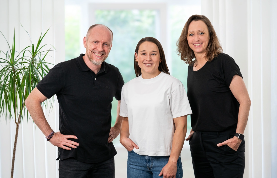 Stefan Merwar, Luisa Fischmann und Sarah Schubert